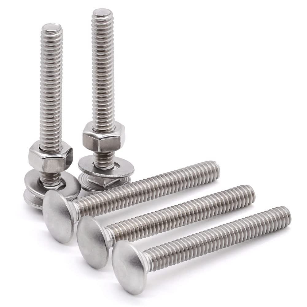 Set of 6 Carriage Bolts